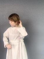 Square neckline dress-B